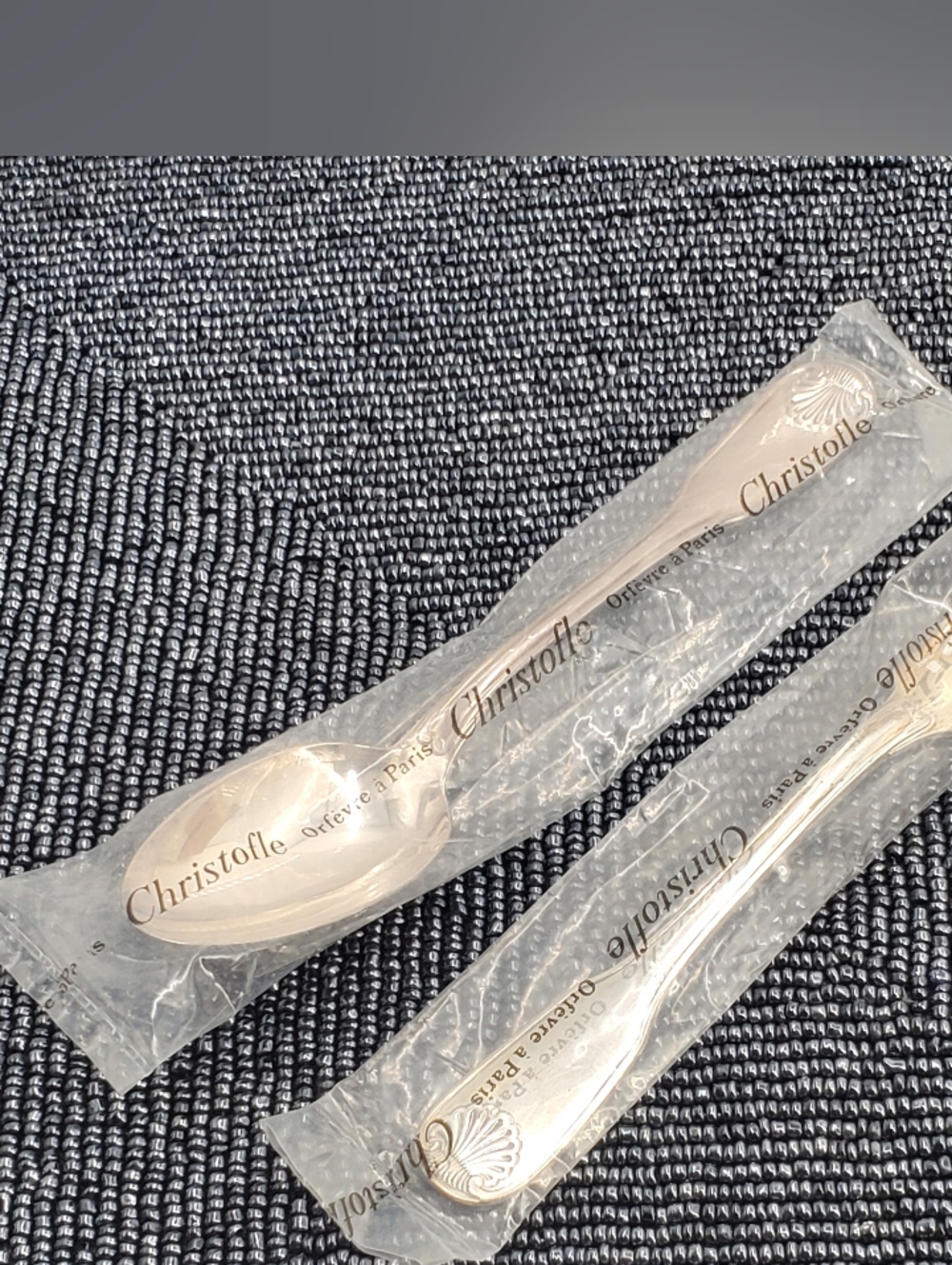 Luxury Christofle Set Of  1 Dessert Spoon & Fork - Vendôme Pattern (Sealed)